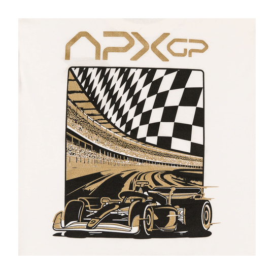 2025 Apex GP Mens Race Ready T-shirt cream