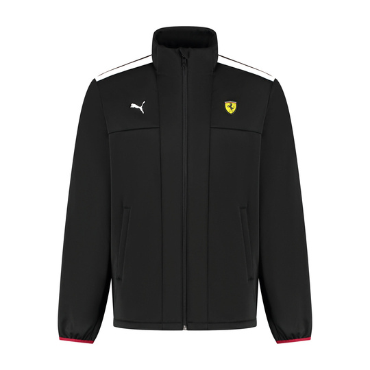 2025 Ferrari Mens Logo Softshell Jacket Black
