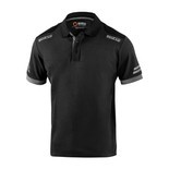 Sparco TECH Mens Poloshirt black