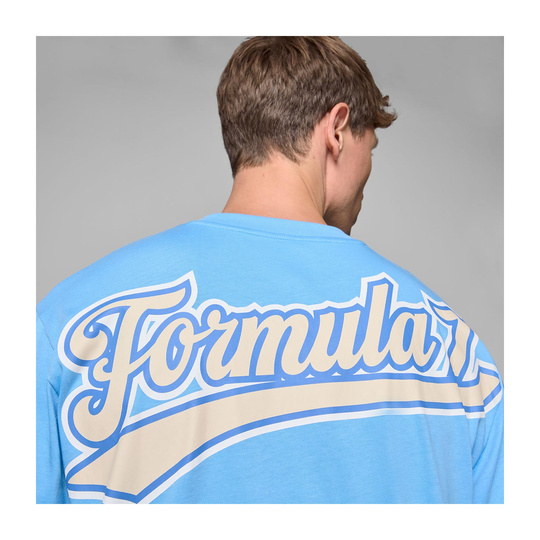 2025 Formula 1 Men's Heritage Logo Blue T-shirt