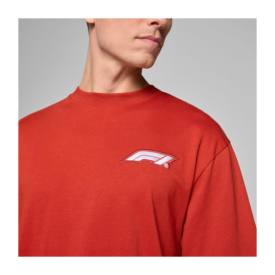 2025 Formula 1 Men's Heritage Logo Red T-shirt