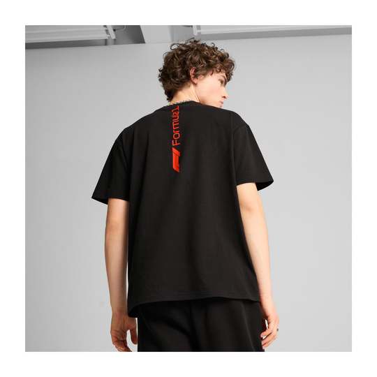 2025 Formula 1 Men's Essential Relaxed Logo Black T-shirt