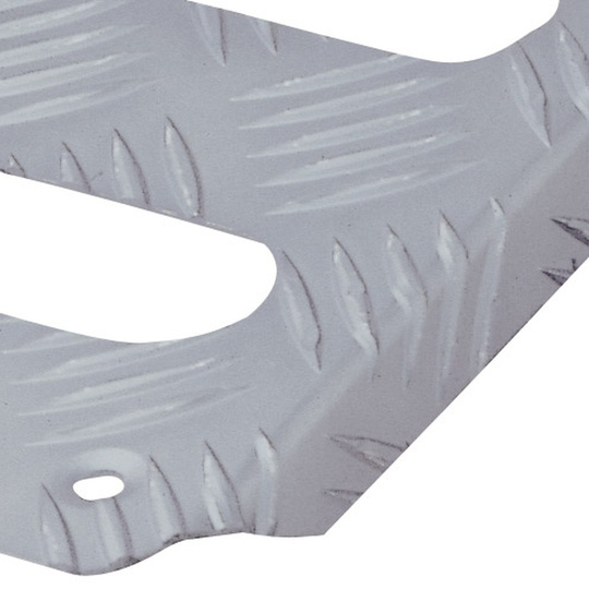 OMP Driver's Left Footrest Silver