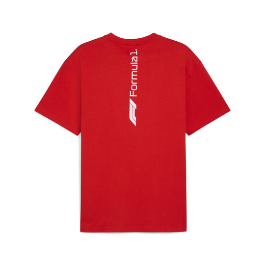 2025 Formula 1 Men's Essential Relaxed Logo Red T-shirt