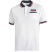 Men's Sparco Martini Pocket white polo shirt