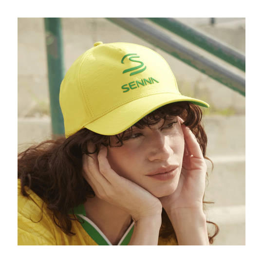 Ayrton Senna Collection 2026 Debossed Logo Cap Yellow