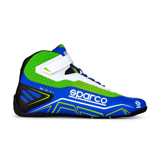 Sparco K-RUN MY20 Kart Shoes Blue/Green