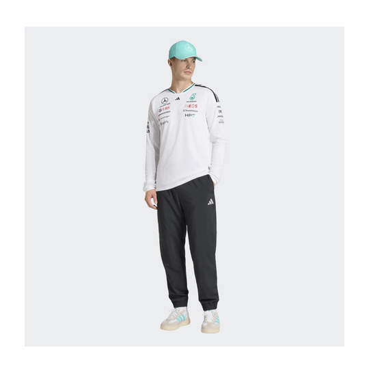 2026 Mercedes AMG F1 Mens Team Authentic Longsleeve T-shirt white
