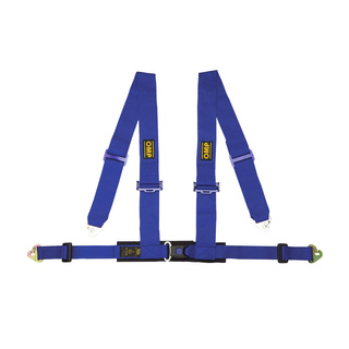 OMP Racing 4 - points Safety Belts ECE, DA508 Blue