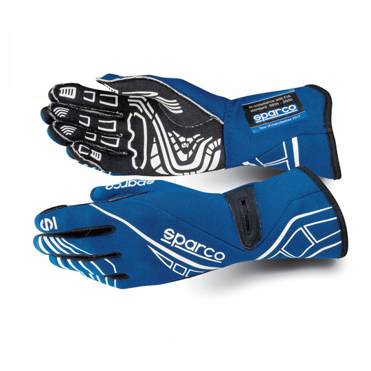 Sparco Race Gloves LAP RG-5 Blue (with FIA homologation)