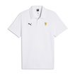 2026 Scuderia Ferrari F1 Mens Logo Polo Shirt white