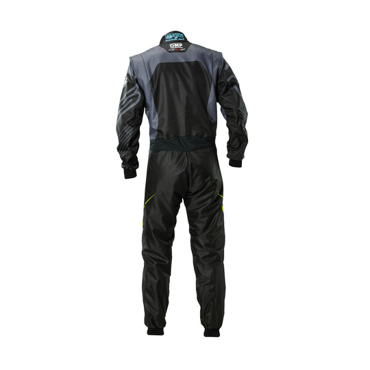 OMP KS-2X Art Karting Suit Black/Yellow (FIA)