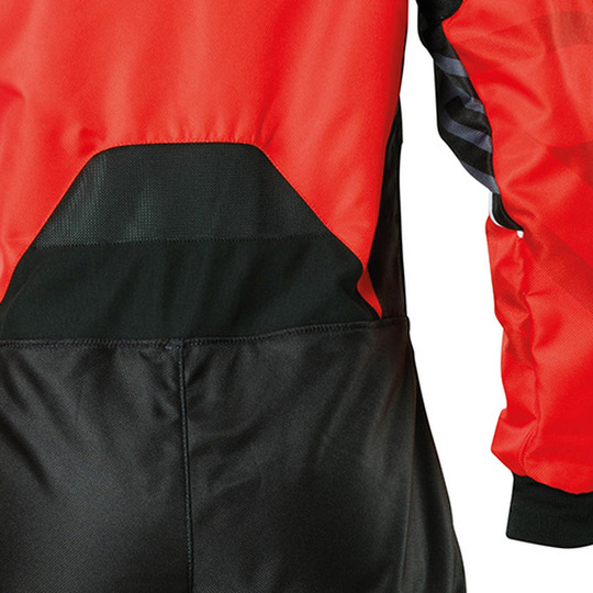 OMP KS-3X Art Kids Karting Suit Black/Red (FIA)