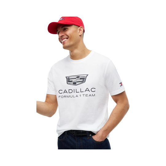 Cadillac F1 2026 Shield T-shirt White