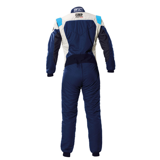 OMP FIRST EVO MY25 Racing Suit navy-white (FIA)