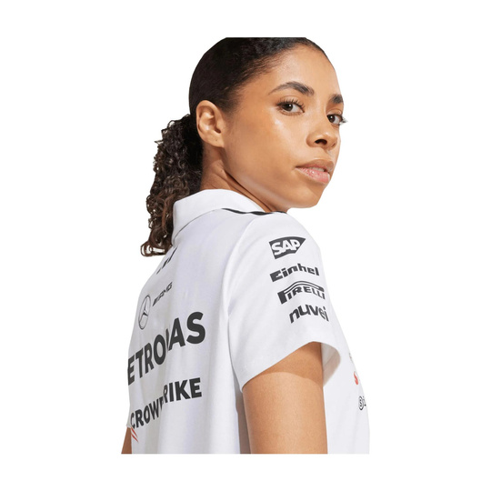 2025 Mercedes AMG F1 Ladies Team Polo shirt white