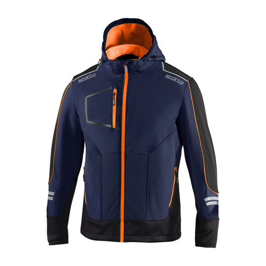 Sparco TECH Mens softshell navy/orange