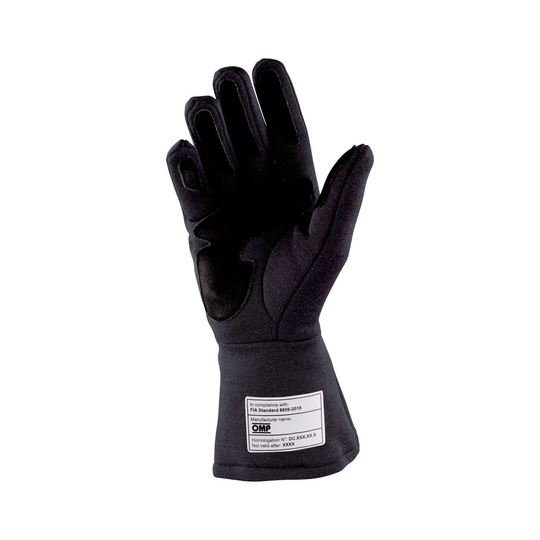 OMP Dijon MY25 Racing Gloves Black (FIA)