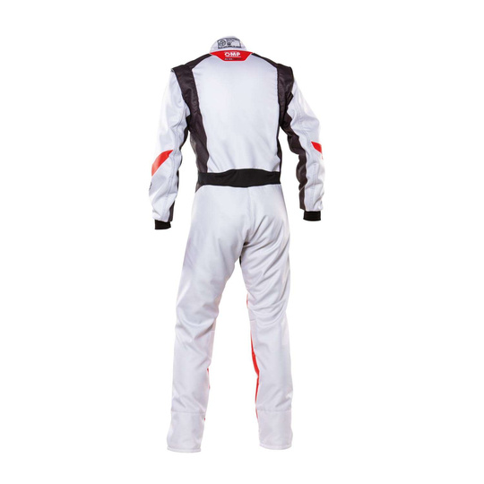 OMP KS-2 ART Karting Suit Silver (CIK-FIA homologation)