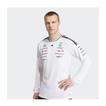 2026 Mercedes AMG F1 Authentic Team Long Sleeve T-shirt White