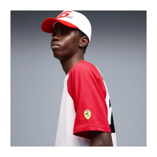 2026 Scuderia Ferrari F1 Charles Leclerc Graphic T-shirt White