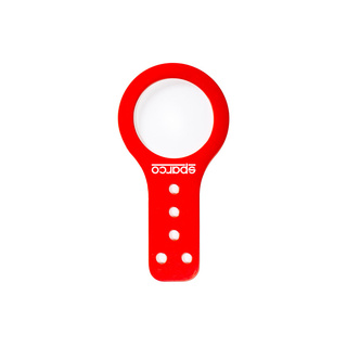 SPARCO FIA Towing eye 80 mm red