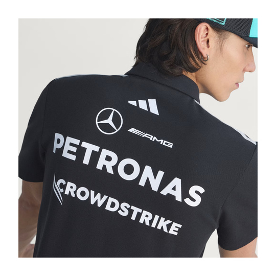 2026 Mercedes AMG F1 Mens Team Polo shirt black