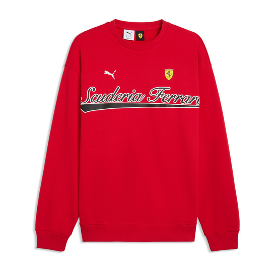 2026 Scuderia Ferrari F1 Crew Neck Sweatshirt Red
