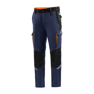 Sparco Tech Trousers Navy Blue/Orange