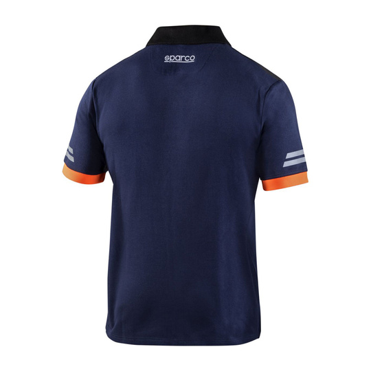 Sparco TECH Mens Poloshirt navy/orange