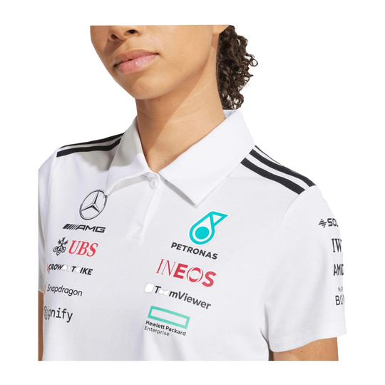 2025 Mercedes AMG F1 Ladies Team Polo shirt white