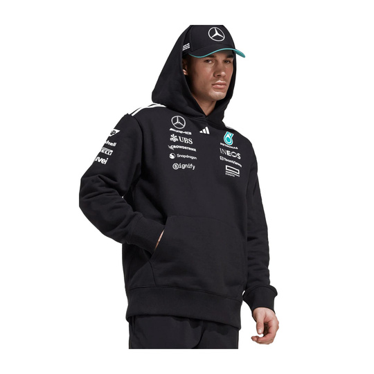 2025 Mercedes AMG F1 Mens Team Hooded Sweatshirt