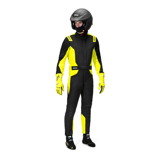 Sparco Sprint Advanced Race Suit Black/Yellow (FIA)