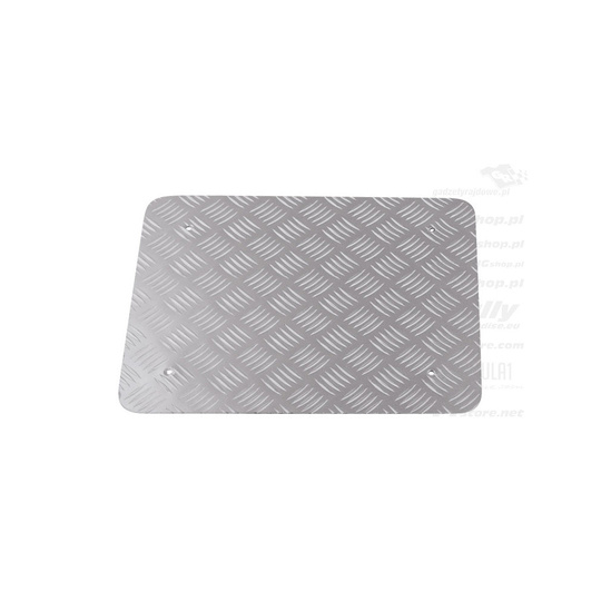 OMP Co-Driver Footrest Silver