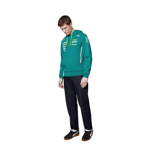 2025 Aston Martin F1 Mens Team Hooded Sweatshirt