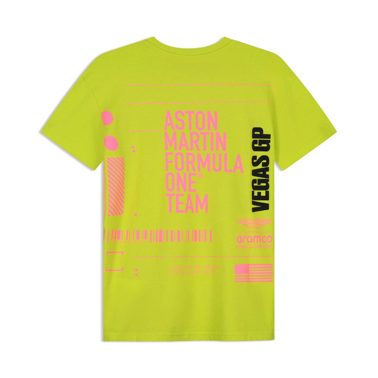 2025 Aston Martin F1 Mens Las Vegas T-Shirt