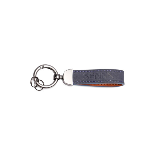 2025 Ayrton Senna F1 Leather Logo keyring