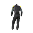 OMP TECNICA HYBRID Racing Suit Black-yellow (FIA)