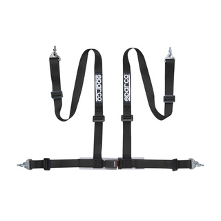 Sparco Club H-4M 4-Point Harness Black