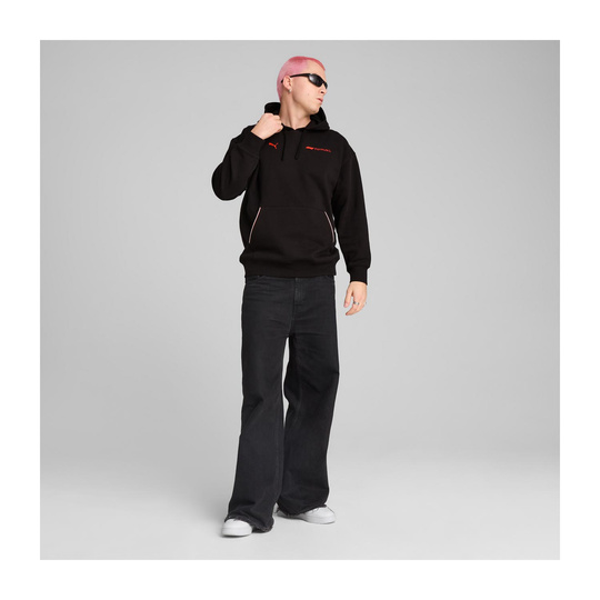 2025 Formula 1 Men's Essential Relaxed Logo Black Hoodie