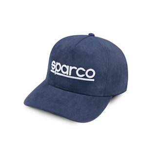 Sparco Mens SUEDE Cap navy blue