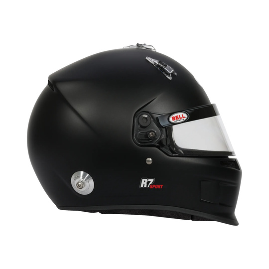 Bell R7 Sport HANS Helmet Black (FIA)