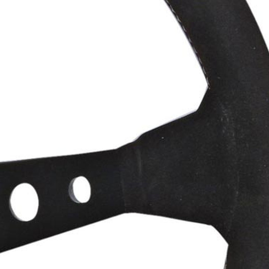 OMP Corsica Steering Wheel Black/Red Suede