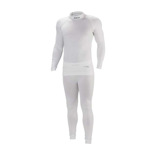 Sparco Shield RW-9 Roll-Neck Underwear Top White (FIA)