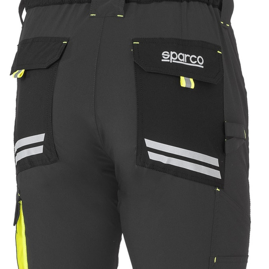 Sparco Light Tech Trousers Grey/Yellow