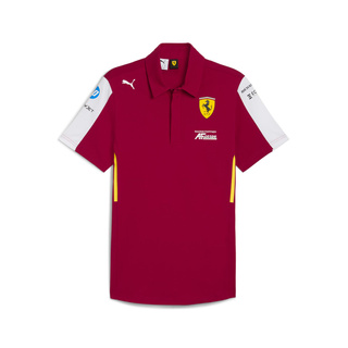 2025 Ferrari AF Corse Mens Team Polo Shirt