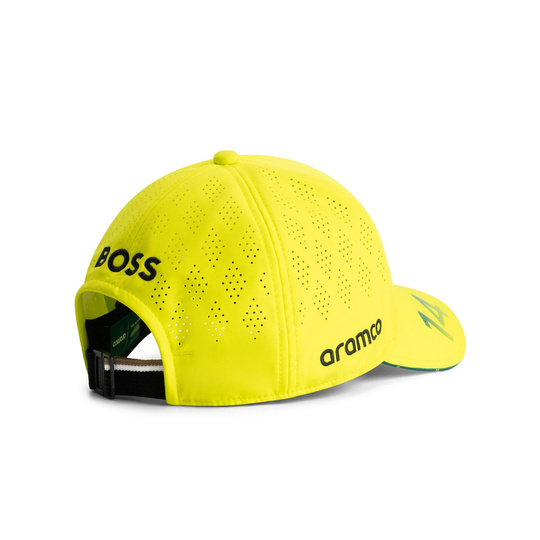 2025 Aston Martin F1 Mens Alonso Team Baseball Cap lime