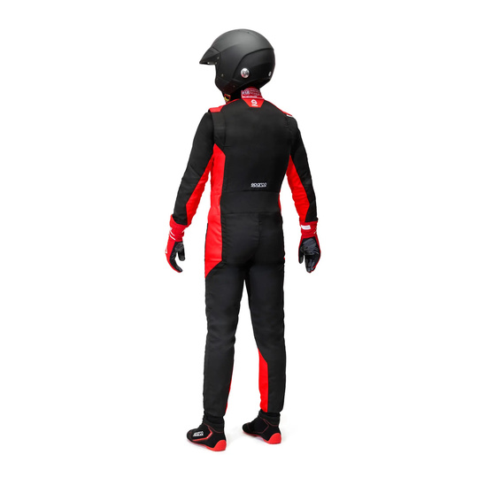 Sparco Sprint Advanced Race Suit Black/Red (FIA)