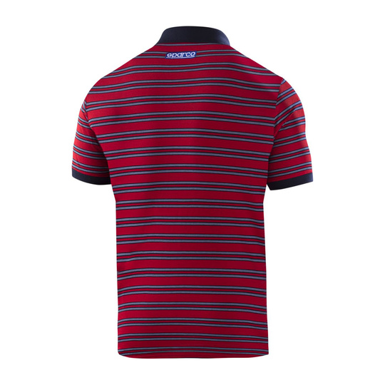Sparco Mens Martini Sportline Polo shirt red