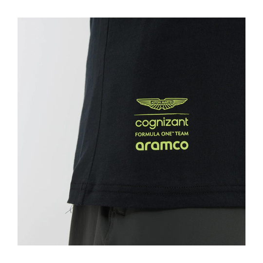 Aston Martin F1 Mens Silverstone T-shirt black